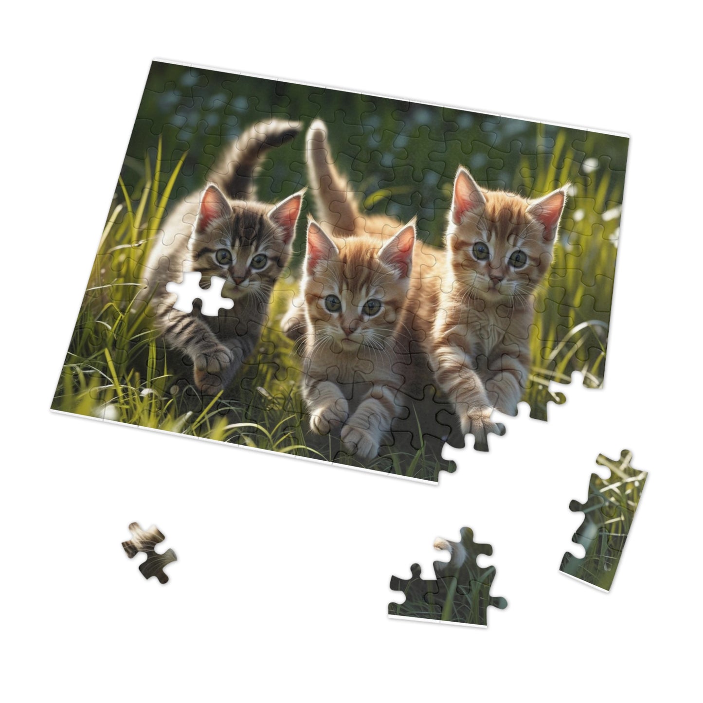 Custom 500 piece jigsaw puzzle in tin box – challenging and fun for adults and kids"