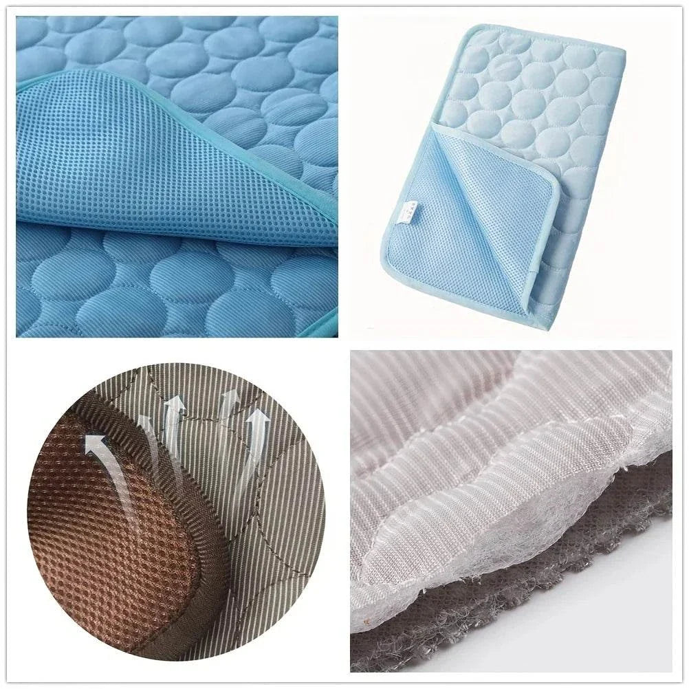 Close-up of cool-touch fabric pattern