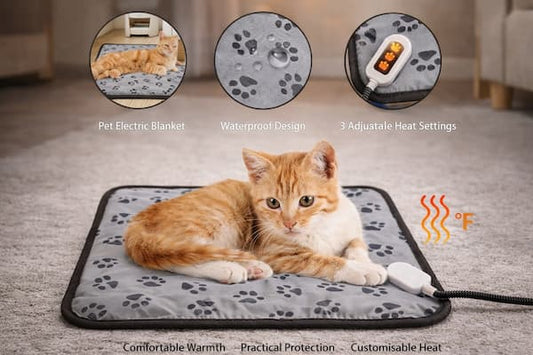adjustable pet heating pad waterproof heated mat