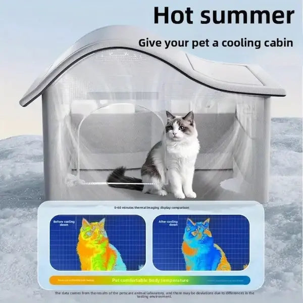 Summer cooling pet bed for cats and dogs – XL size