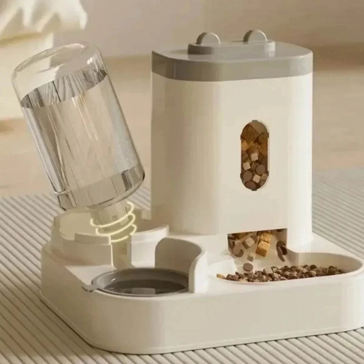 Gravity-Based Food & Water Dispenser for Pets – Mess-Free Design