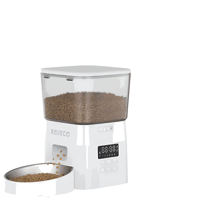 ROJECO Automatic Pet Feeder - Smart Cat Food Dispenser