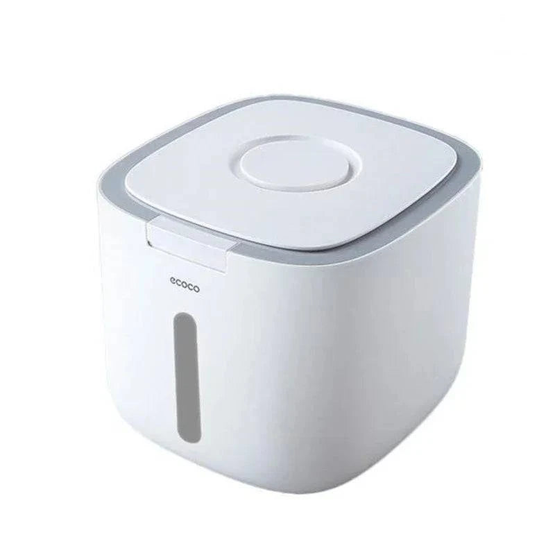 airtight pet food storage container with measuring cup for dog and cat dry food
