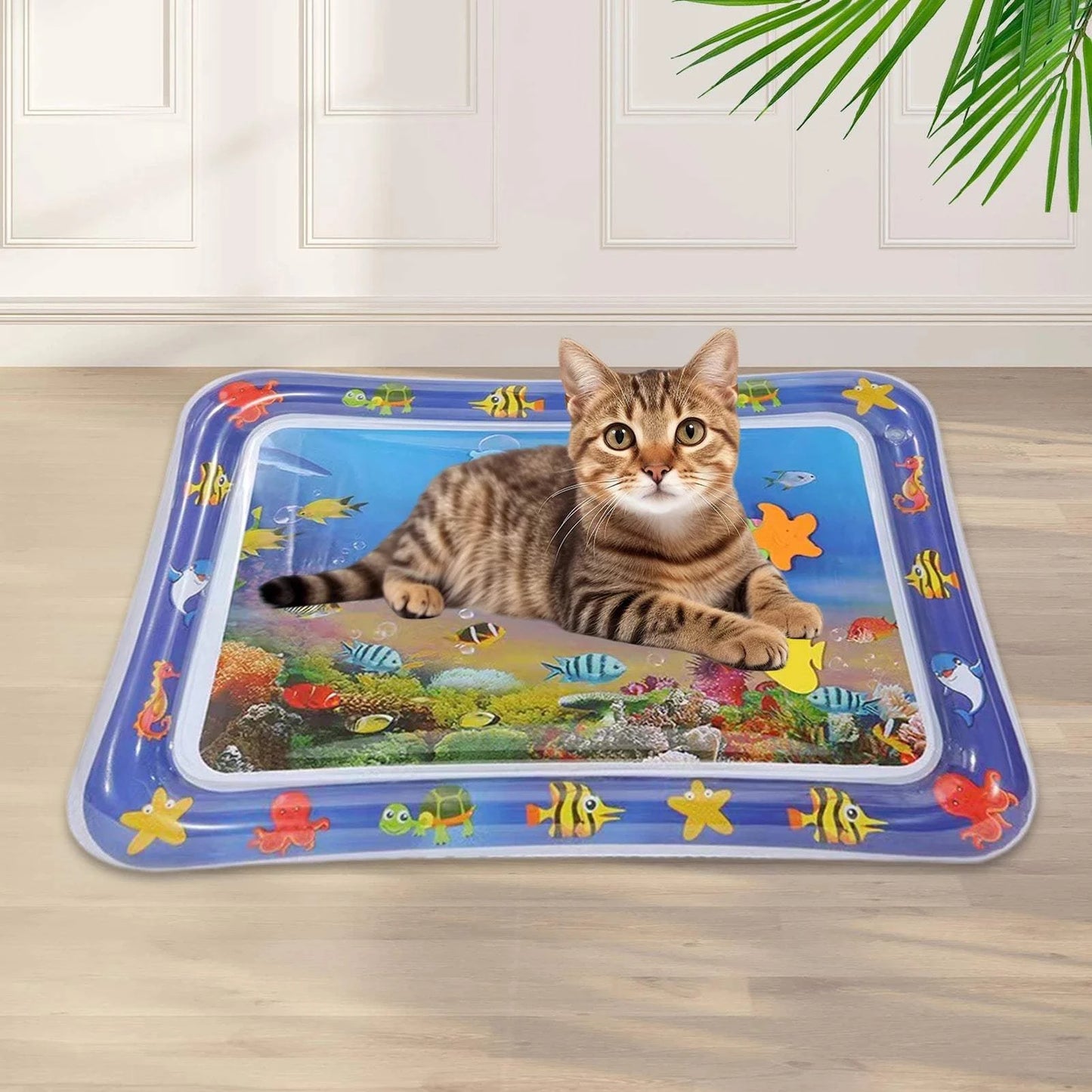 "Interactive Water Mat for Pets Outdoor and Indoor Fun"