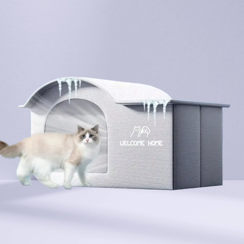 Cooling pet house for summer – air-conditioned dog bed