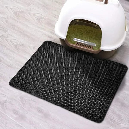 Double Layer Cat Litter Mat – Waterproof EVA Honeycomb Pad for Mess-Free Floors