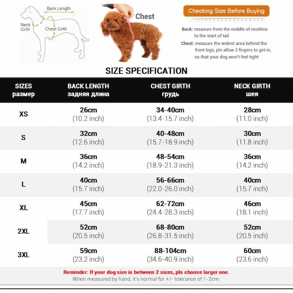 Reversible Dog Jacket – Waterproof Quilted Winter Coat | Checked Warm Vest for Small & Large Dogs