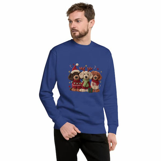 Merry Woofmas Sweatshirt | Cute Dog Christmas Jumper Gift for Pet Lovers