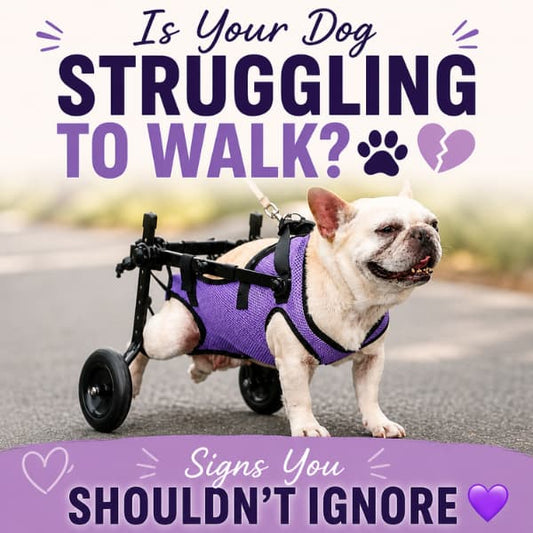 dog wheelchair signs struggling to walk mobility problems in dogs support solutions