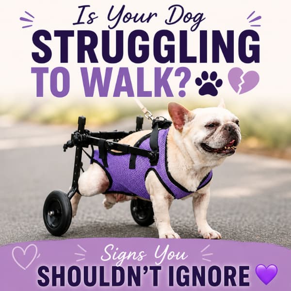 dog wheelchair signs struggling to walk mobility problems in dogs support solutions