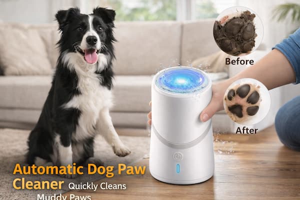 automatic dog paw cleaner cup for muddy paws