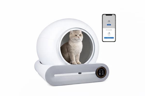 enclosed cat litter tray odour control