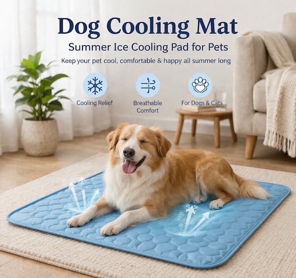 breathable pet cooling bed for dogs and cats