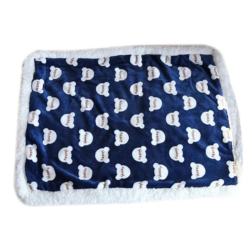 Soft and cozy pet blanket for cats and dogs, ideal for furniture protection, travel, or extra warmth in pet beds.