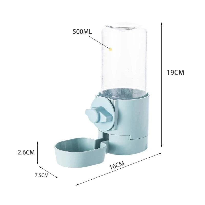 Automatic Pet Feeder And Hanging Water Bottle