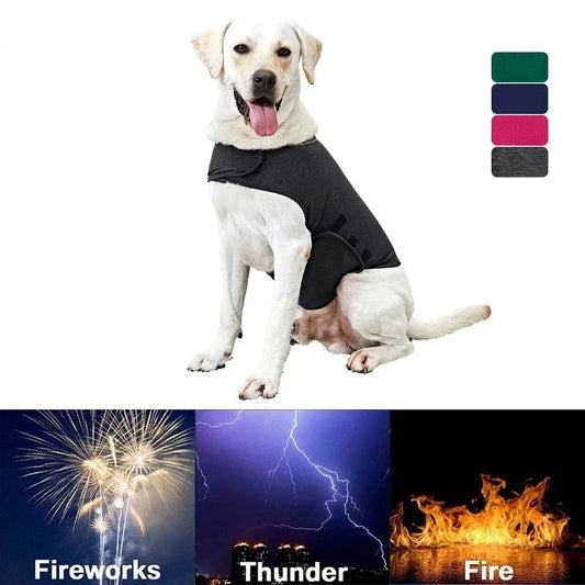 Dog Anxiety Vest XS-XL – Reflective Pet Anxiety Jacket for Small, Medium, and Large Dogs – Calming Shirt for Stress Relief and Comfort.