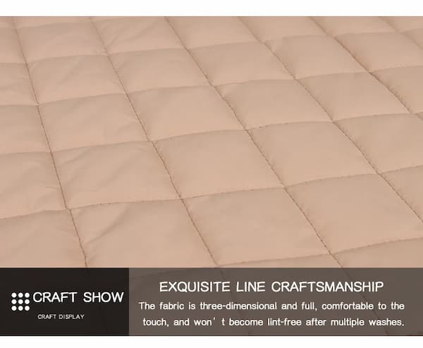 Warm cream waterproof with D ring dog jacket.