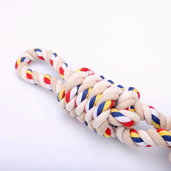 indestructible dog rope toy heavy duty chew toy for large dogs aggressive chewer tug toy cotton rope