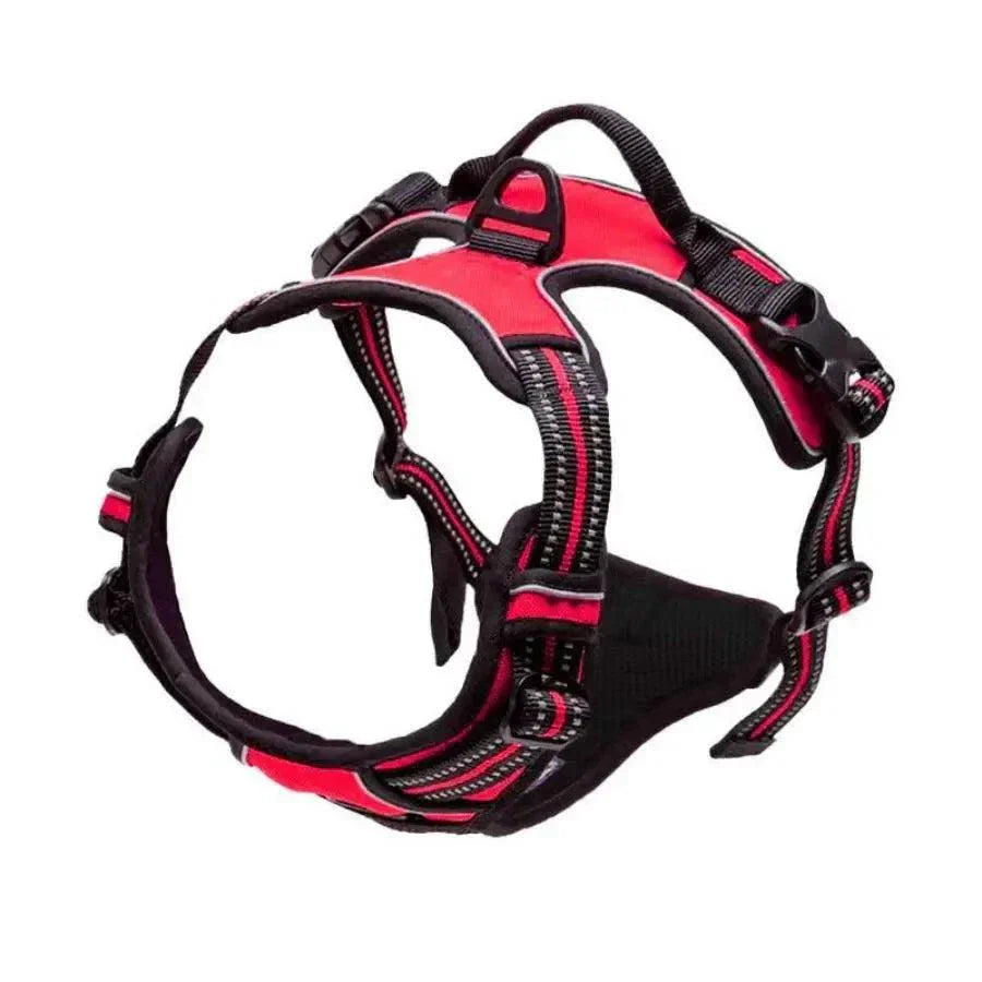 No Pull Dog Harness with Reflective Straps, Front Clip, and Easy-Control Handle for Large Dogs Walking and Training