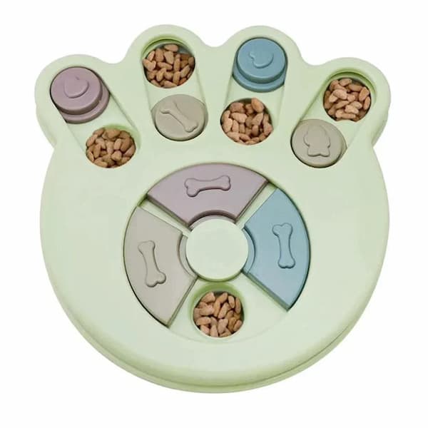 Dog and cat slow feeder puzzle toy for healthy eating
