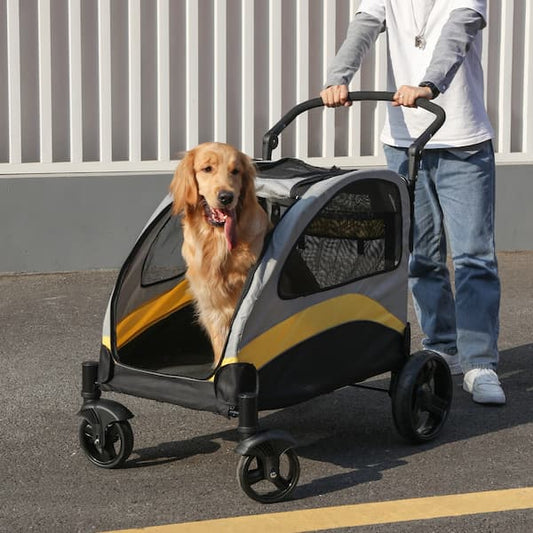 Pet jogger stroller for senior dogs up to 55kg