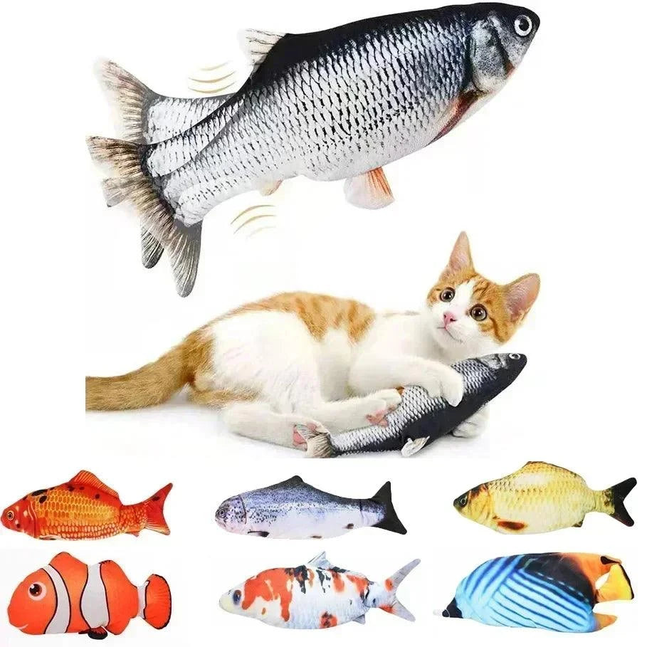 Realistic Cat Toy | Electronic Fish Toy | Jo's Pet Deal's