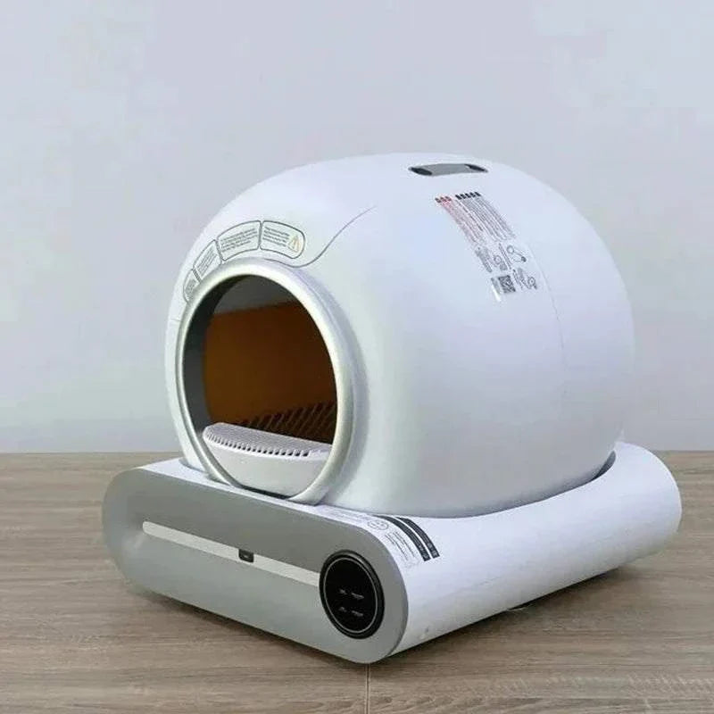 Automatic Self-Cleaning Cat Litter Box | 65L Fully Enclosed Intelligent Pet Litter Tray