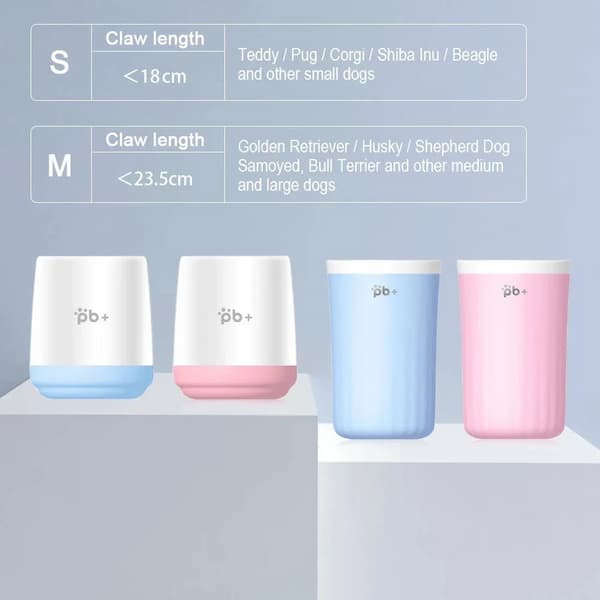 pet paw washer cup easy clean