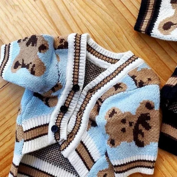 pet sweater, dog sweater, cat sweater, small dog clothes, pet winter clothes, puppy sweater, kitten clothes, dog cardigan