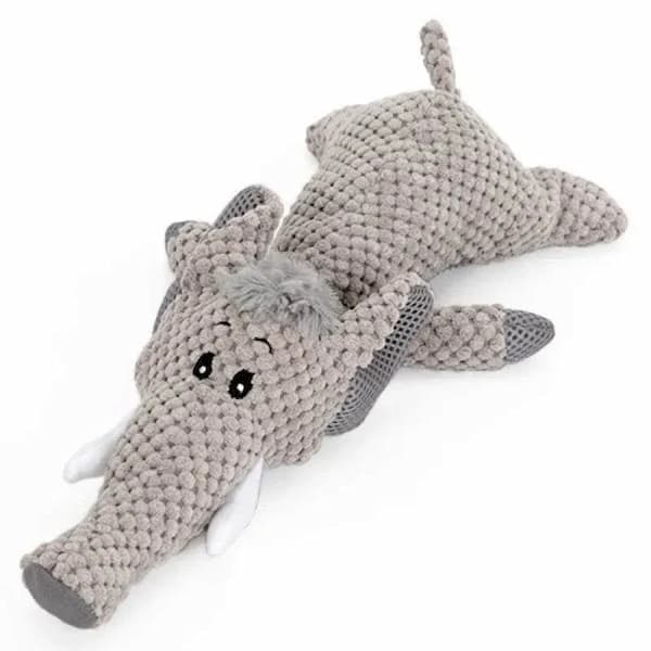 durable plush squeaky dog toy for large dogs cute animal chew toy interactive dog toy