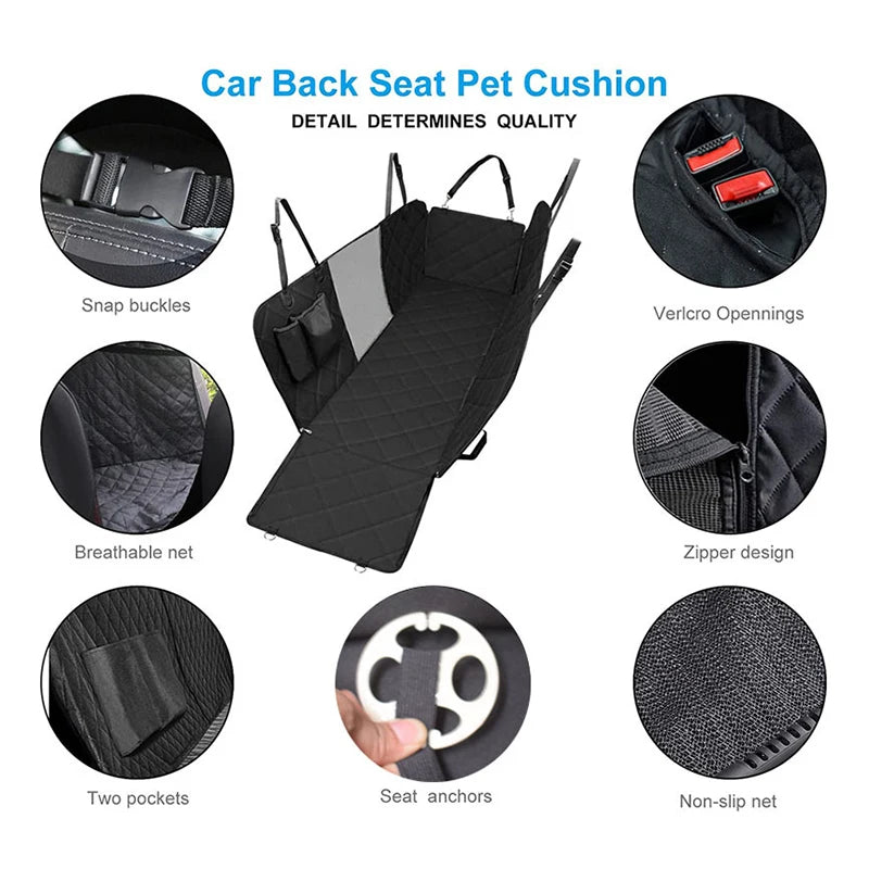 Double Zipper Pet Car Seat | Double Zipper Dog Seat | Jo's Pet Deal's