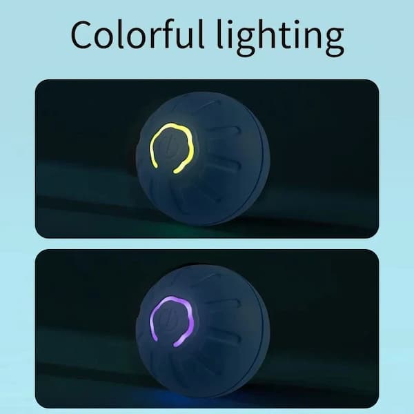 Interactive smart moving ball toy for dogs and cats USB rechargeable automatic pet toy for indoor play
