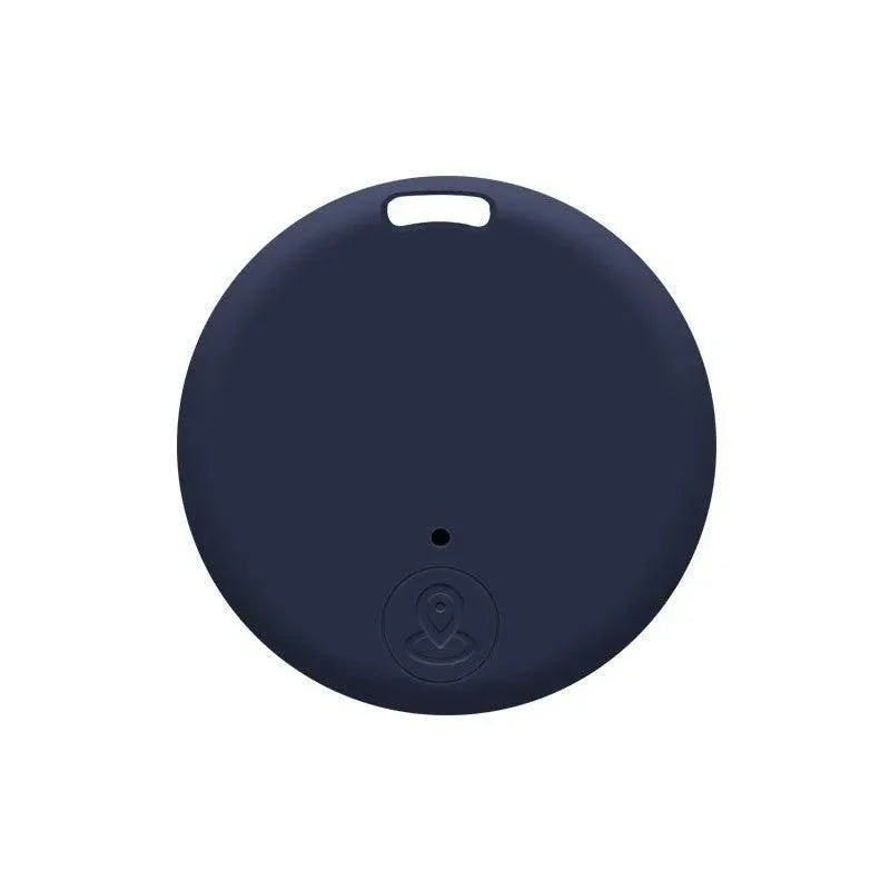 Navy blue Mini GPS Tracker Device, Bluetooth Smart Finder for Pets, Kids, Bags, Keys, Anti-Lost Mobile Phone Locator."