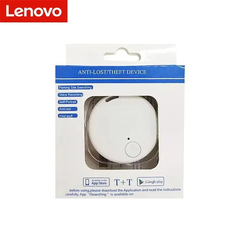 Anti-lost/thief device packaging with Lenovo branding on a white background
