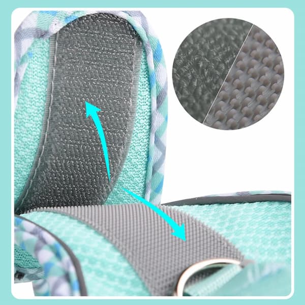 reflective dog harness leash set small medium dog adjustable breathable mesh vest harness