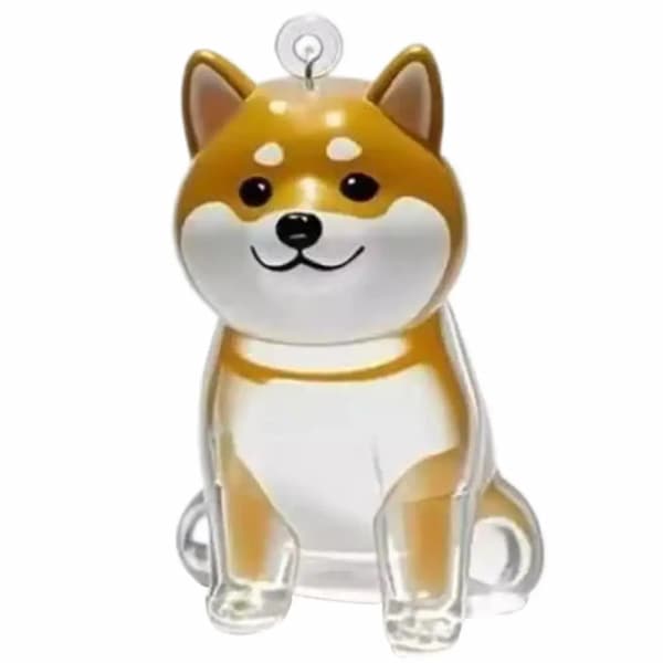 transparent dog keychain pet fur keepsake capsule cute pet memory keychain storage bottle