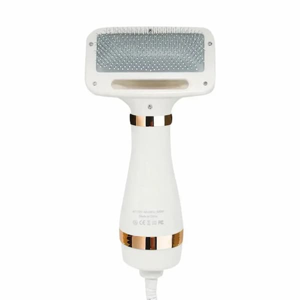 2 in 1 pet dryer and grooming brush