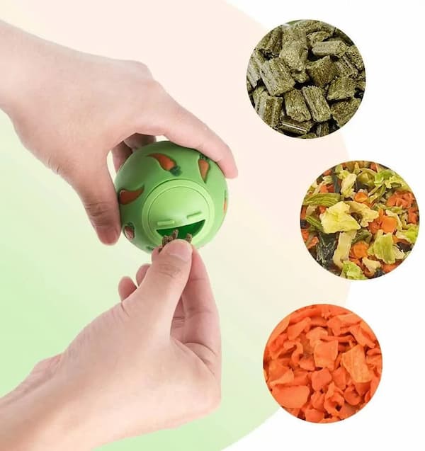 chicken treat ball feeder interactive foraging toy for chickens rabbit food dispenser enrichment toy
