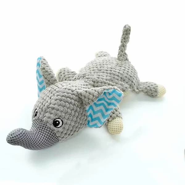 durable plush squeaky dog toy for large dogs cute animal chew toy interactive dog toy