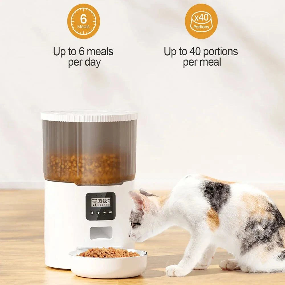 4L And 2l Wifi Automatic Pet Feeder And Pet Water Fountain