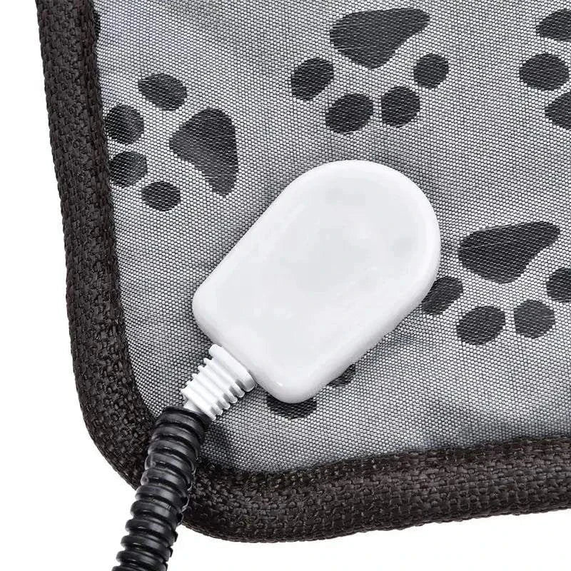 Adjustable Pet Heating Pad, Electric Heated Mat with Waterproof Bed, Bite-Resistant Wire, 3 Speed Settings for Dogs and Cats