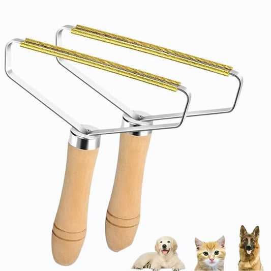 portable pet hair lint remover cleaning car upholstery and fabric