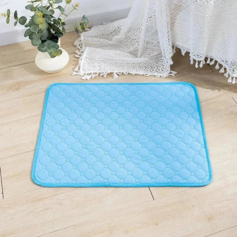 Reusable absorbent dog pee pad blanket, washable training pad for dogs, waterproof and multi-purpose for home and travel.