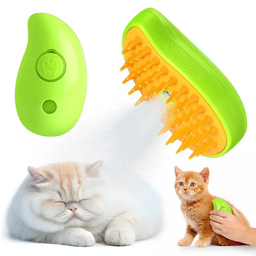 3 in 1 Pet Steamer Brush Electric Spray