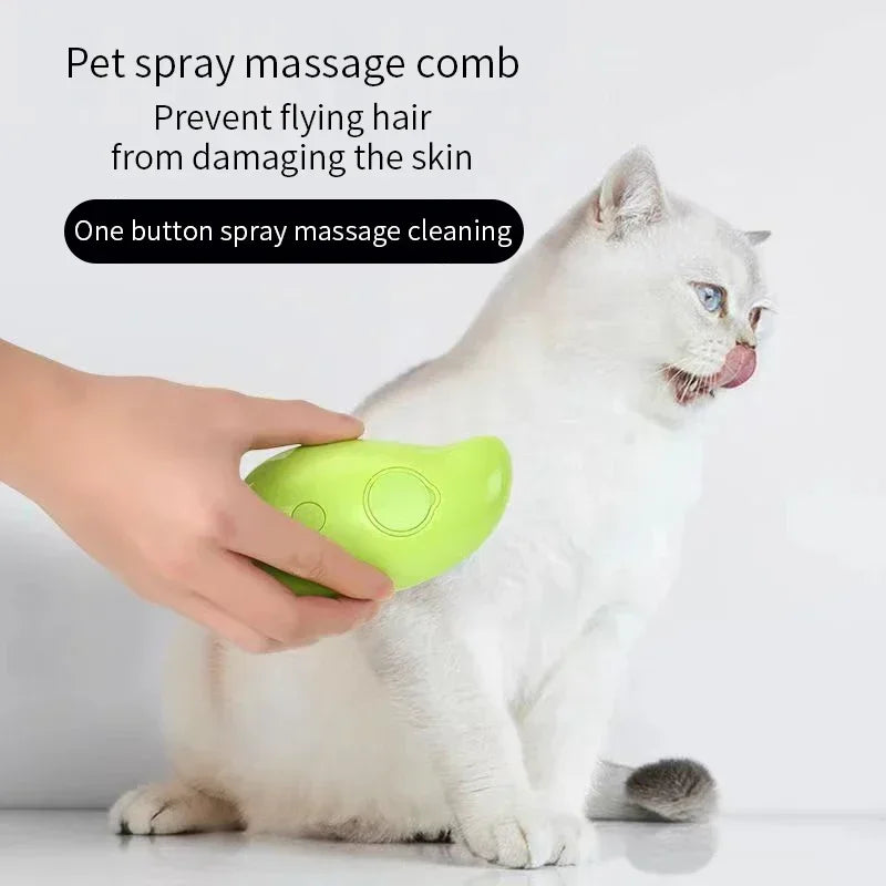 3 in 1 Pet Steamer Brush Electric Spray