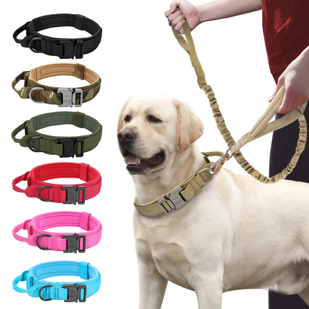 Durable Tactical Dog Collar | Military Pet Collar Set |Jo's Pet Deal's