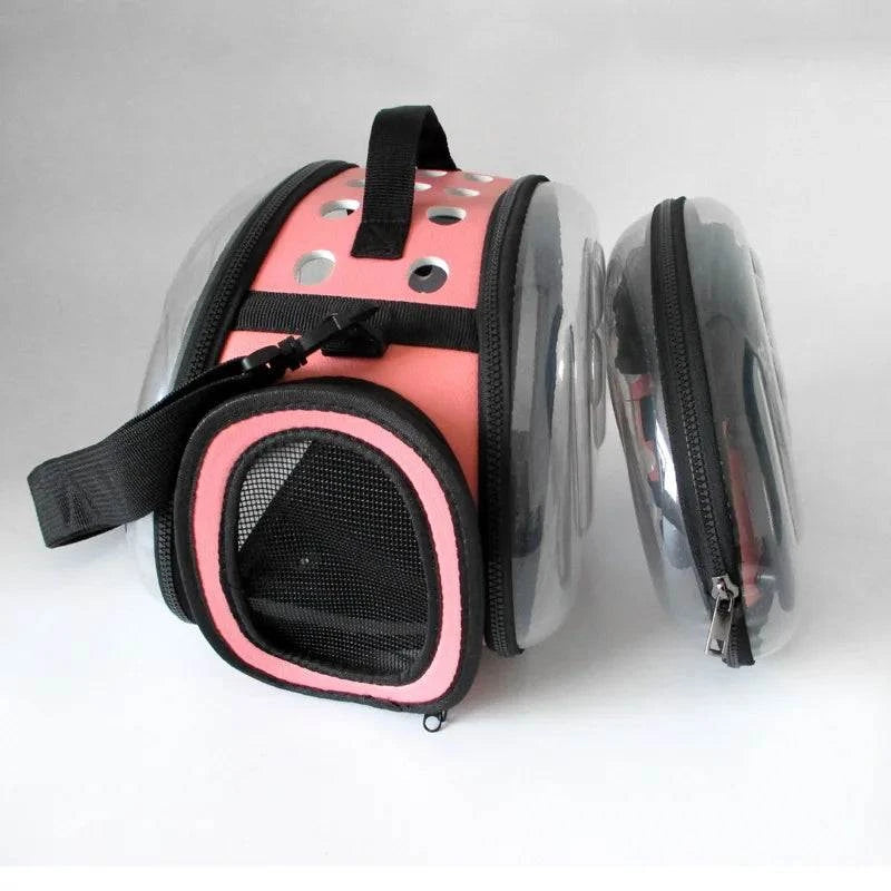 Transparent Foldable Outdoor Pet Travel Carrier Bag