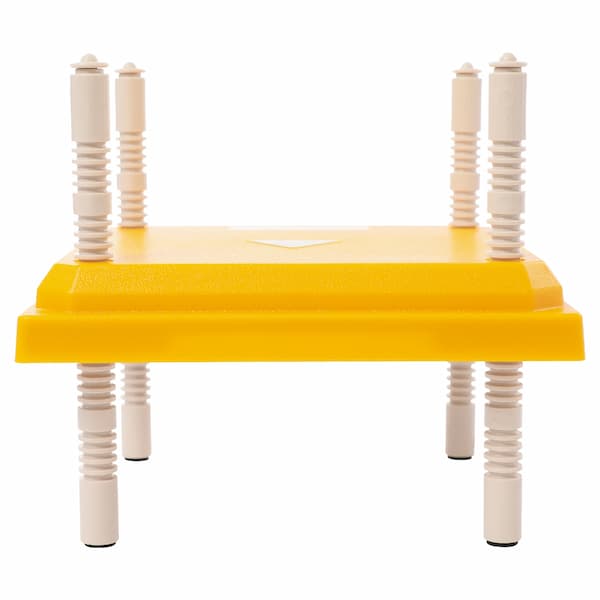 Radiant heat brooder plate for baby chicks – adjustable height, safe 15W heater, cozy and fire-safe alternative to heat lamps.