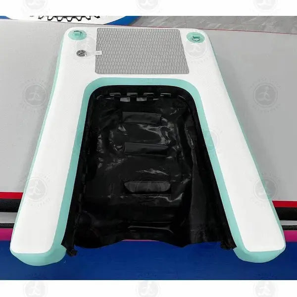 Inflatable Dog Water Ramp & Ladder for boats, docks, and pools. Floating pet ramp available in 120x80cm and 150x100cm sizes. Durable, UV-resistant, safe for dogs of all sizes. Fast shipping. Ideal summer pet accessory for swimming and boating with dogs.