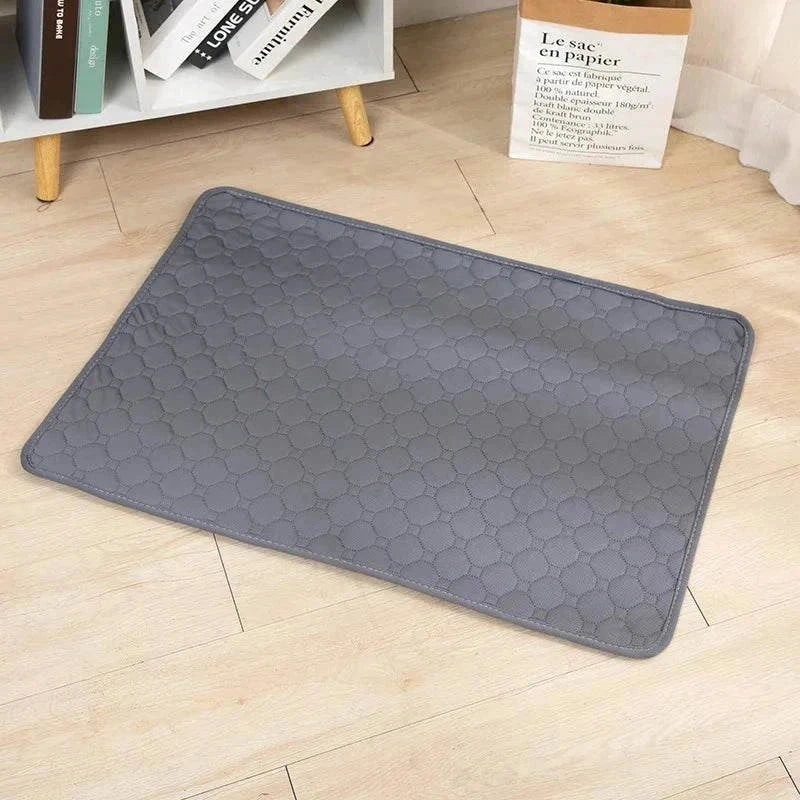 Reusable absorbent dog pee pad blanket, washable training pad for dogs, waterproof and multi-purpose for home and travel.